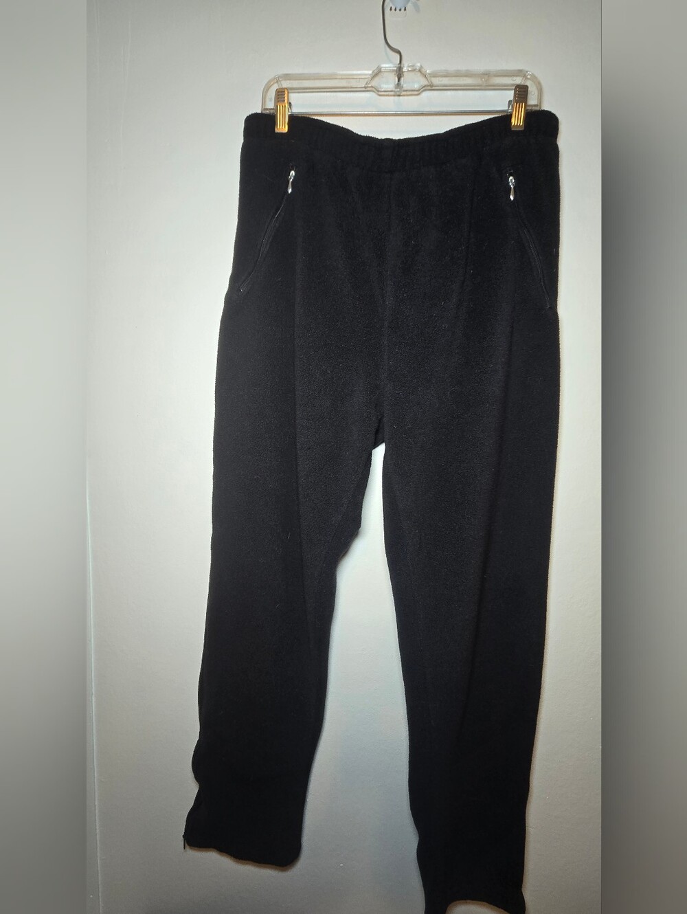 L. L. Bean Vintage Fleece Jogger Hunting Pants Mens Large Style S16901 Black